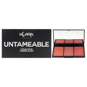 Klara 3 ShadesPowder Blush Palette - Untameable , 0.35 oz Makeup