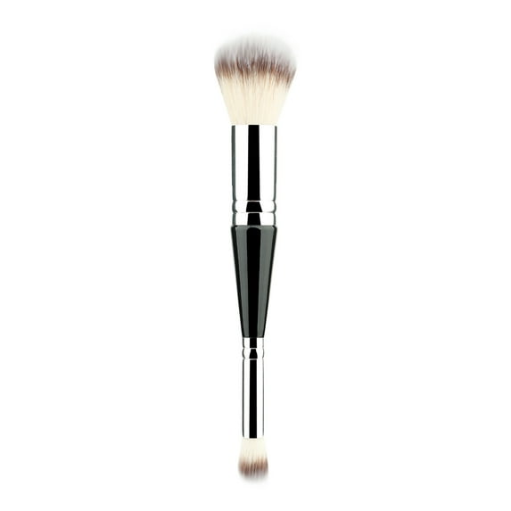 Contour Brushes for Makeup - Dual-Ended Powder & Concealer Brush, 2 in 1 Contouring Foundation Brush for Makeup Flawless Blending and Application of Liquid, Powder, Cream, Blush