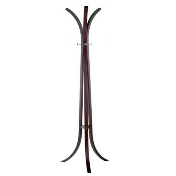 Contour Coat Rack-Walnut