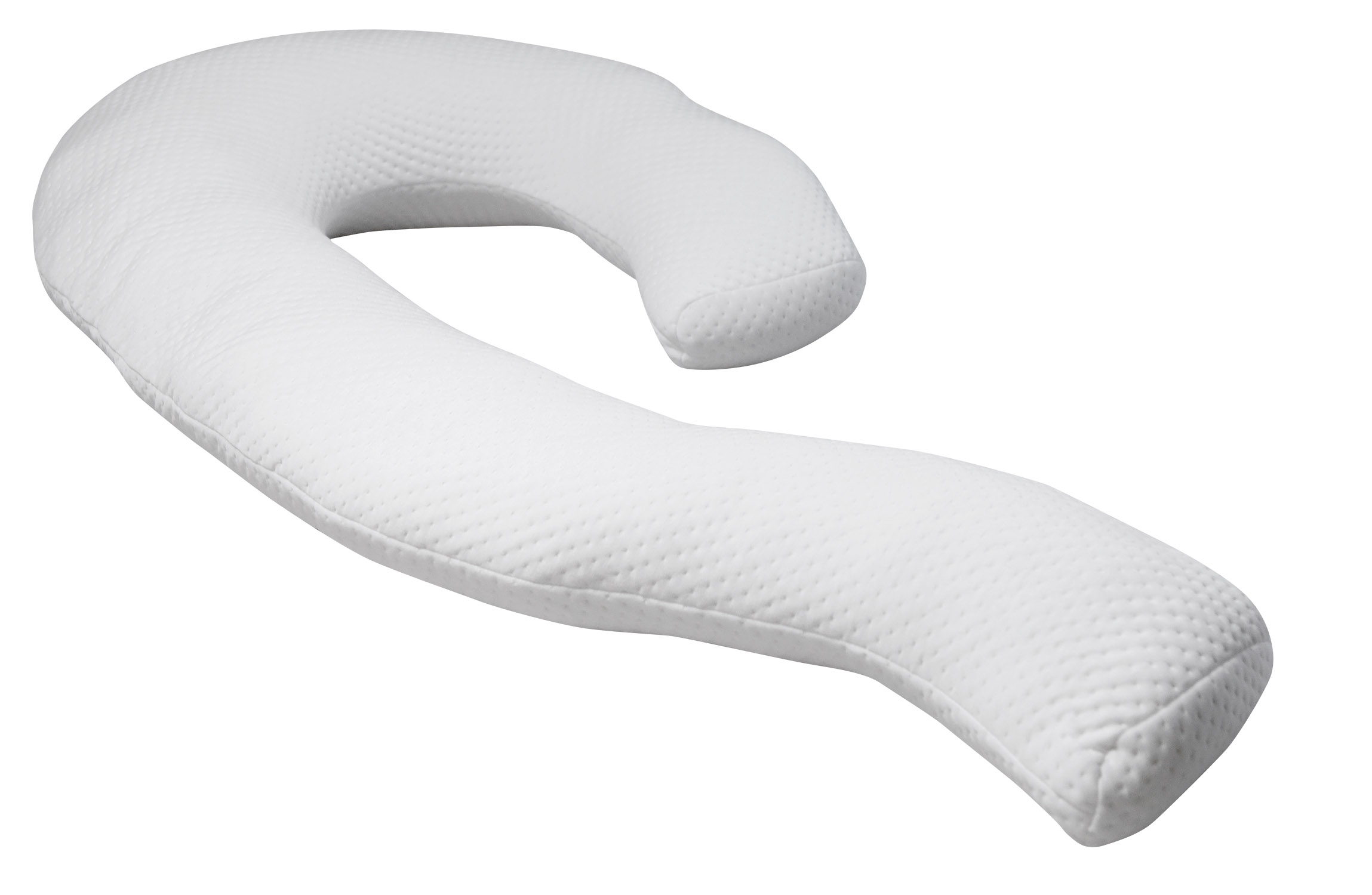 Deluxe Comfort Contour Pillow with Fiberfill Cover