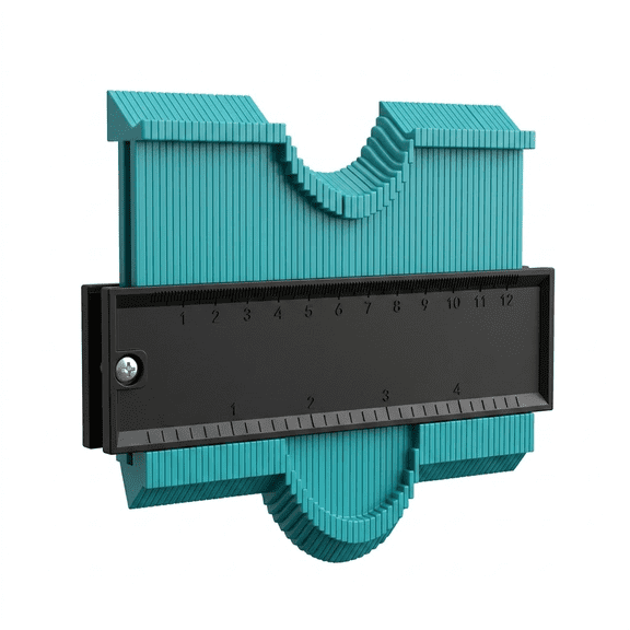 Contour Gauge Duplicator Profile Tool, Precise Irregular Arcimeter Measuring Ruler for Woodworking Tile Laminate Shape Copier
