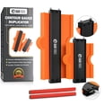 thumbnail image 1 of Contour Gauge with Lock Wider Shape Duplication Gauge Tool 5” & 10”, Template Tool with Adjustable Lock Precisely Copies Irregular Shapes for Flooring Contour Gauge Duplicator D&R Tools, 1 of 7