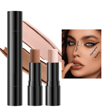 Contour Highlighter Stick Double Ended 2 in 1 Contouring Brightener Stick(01)