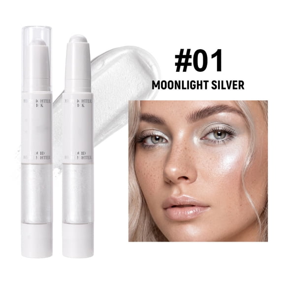 Contour Highlighter Stick, Dual-Ended Eyebrow Highlighters, Highlighters Assorted Colors, Sculpting Stick for Face Body Contouring Makeup, Waterproof, Long-Lasting