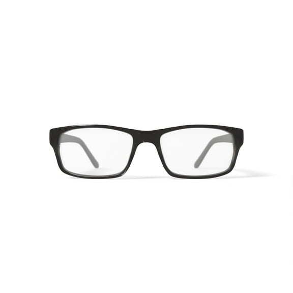 Contour Men's FM14088 Rectangular Prescription Eyeglasses with Case, Dark Grey