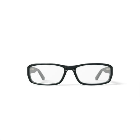 Contour Men's FM9193 Rectangular Prescription Eyeglasses with Case, Black