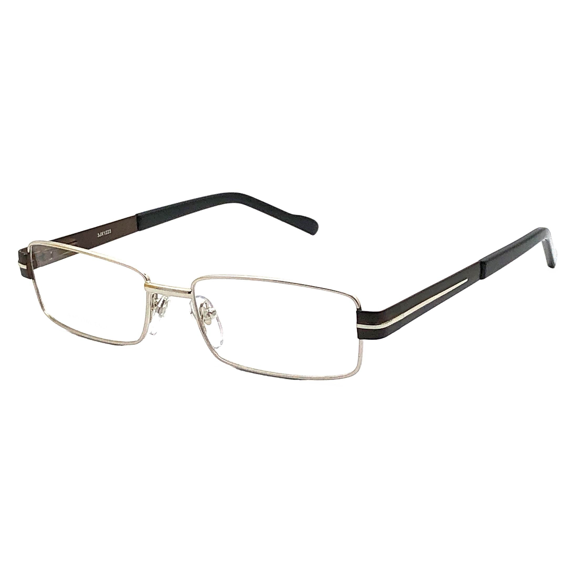 Contour Mens Prescription Glasses, Fm9214 Shiny Silver, Size: One Size