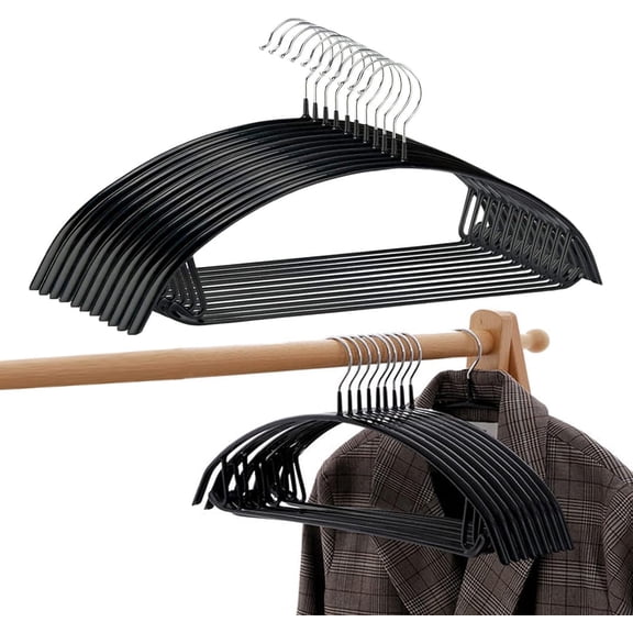 Contour Metal No Bumps Hanger - Suit, Coat & Sweater Hanger