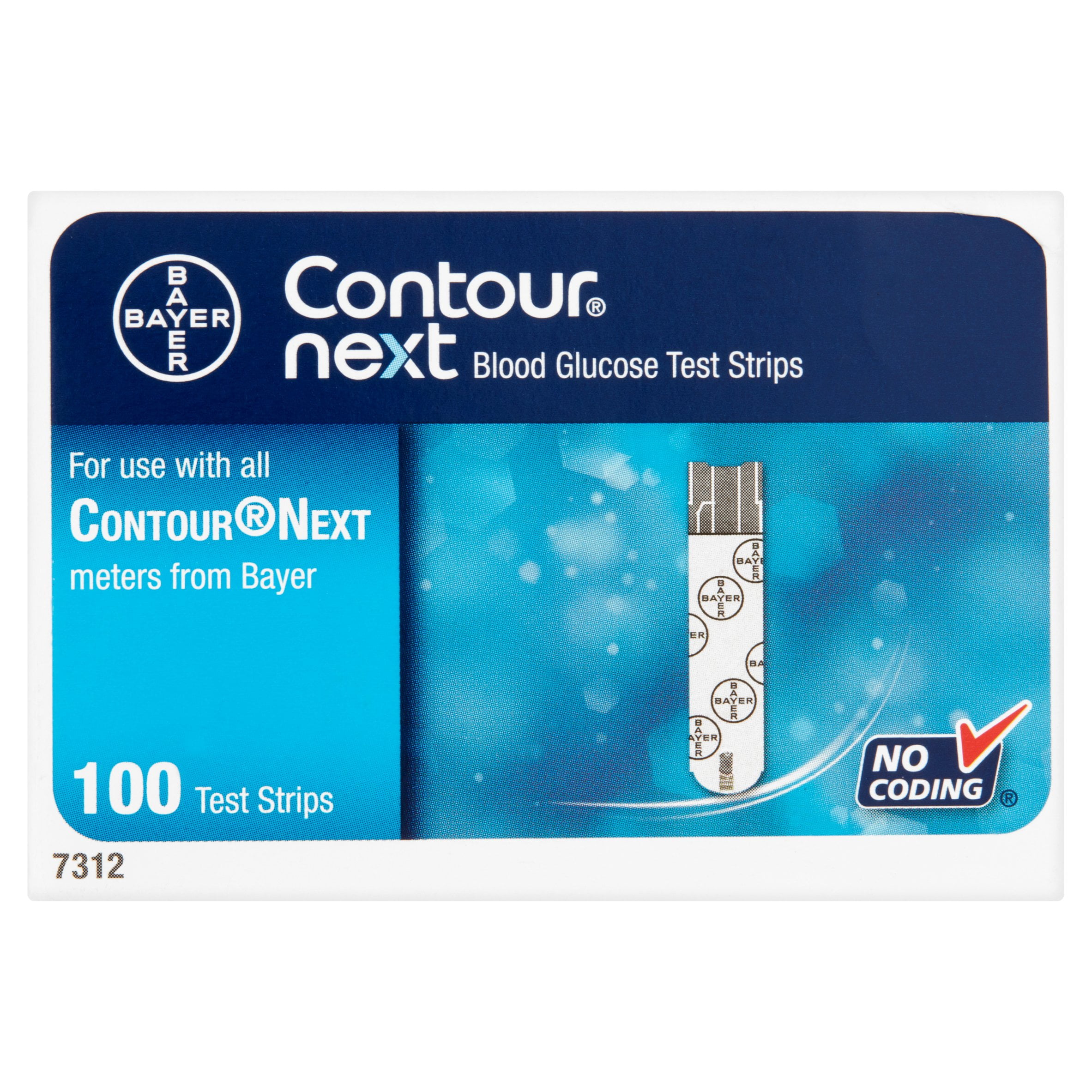 Contour Next Blood Glucose Test strips, 100 ct - Walmart Business Supplies