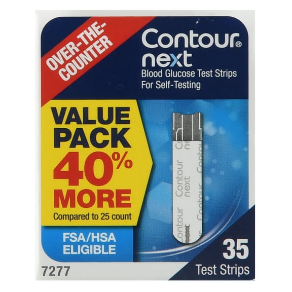 CONTOUR NEXT Blood Glucose Test Strips, 35 Count