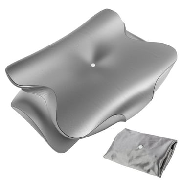 Contour Pillow Case Cover with Zipper Smooth Contour Pillowcase Soft Cervical Neck Pillow Cover Comfortable Contour Pillow Covers Machine Washable for Pillows Home