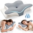 thumbnail image 1 of CARTIZMA Memory Foam Contour Pillows - Ergonomic Cervical Neck Support, Cooling, Breathable, 1 of 10