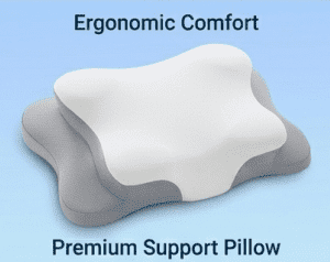 Contour Pillow for Neck Pain Relief - Cooling Cervical Support with ...