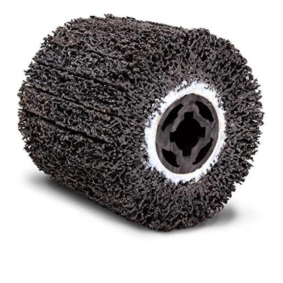 Contour SCT 40 Grit Abrasive Drum Paint Stripper | Surface Conditioning Tool 4.5" Drum | Heavy Duty Rust Remover Abrasive Wire Wheel Polisher | Paint Removal Wire Brush Buffing Wheel | 1-Pack