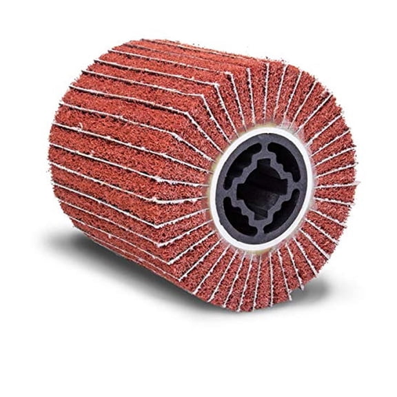 Contour SCT 80 Grit Interleaf Stripping Paint Stripper | Surface Conditioning Tool 4" Drum | Multi-Purpose Paint & Rust Removal, Metal Surface Finishing & Polishing Wheel Drum | 1-Pack