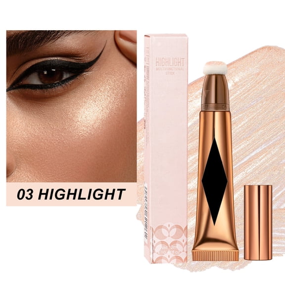 Contour Wand - 3-in-1 Liquid Contour Stick, Highlighter & Blush & Contour Stick, Multi-Purpose Contour Makeup, Cream Contour Long Lasting and Waterproof Cosmetic