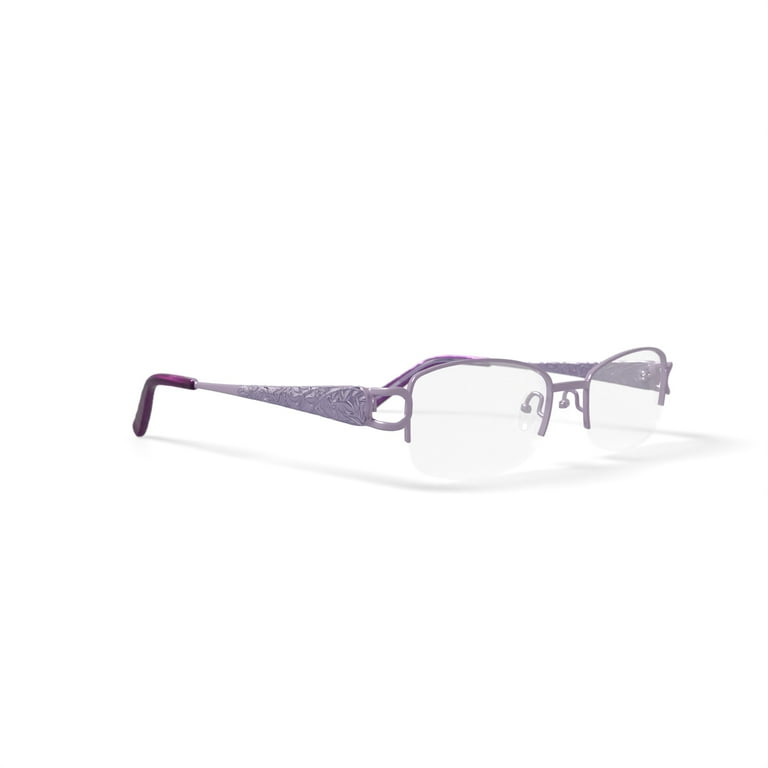 Contour Women s Rx able Eyeglasses FM11550 Purple Walmart