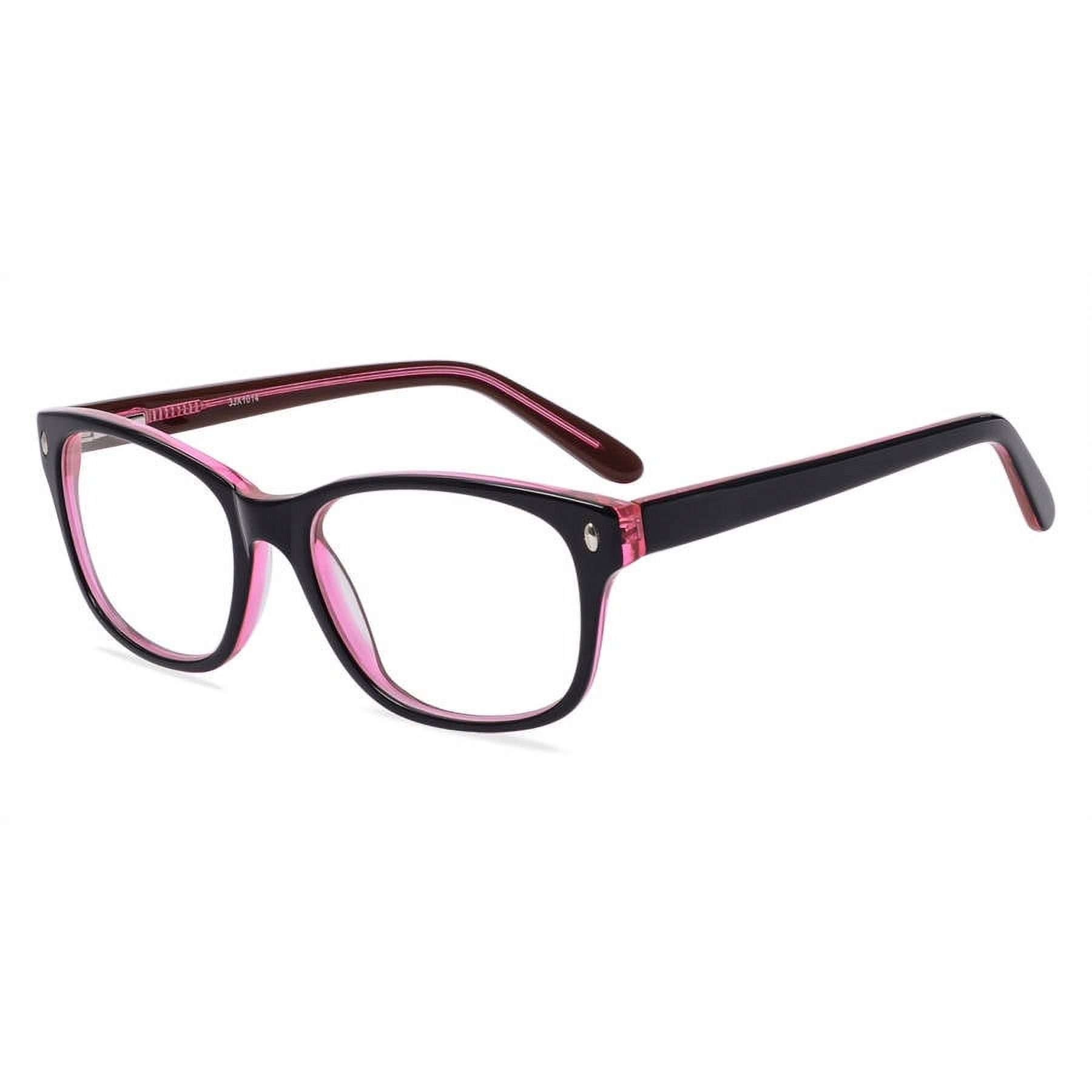 Contour Women's Rx'able Eyeglasses, FM13041 Black/Red - image 1 of 9