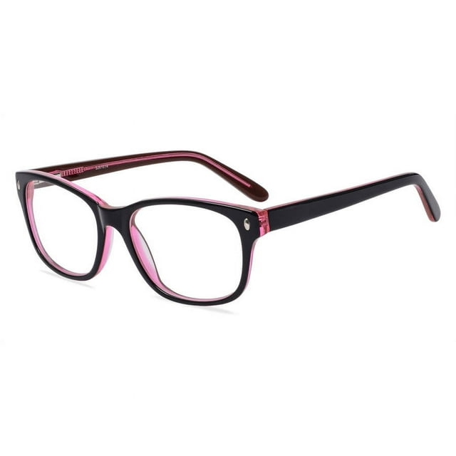 Contour Women's Rx'able Eyeglasses, FM13041 Black/Red