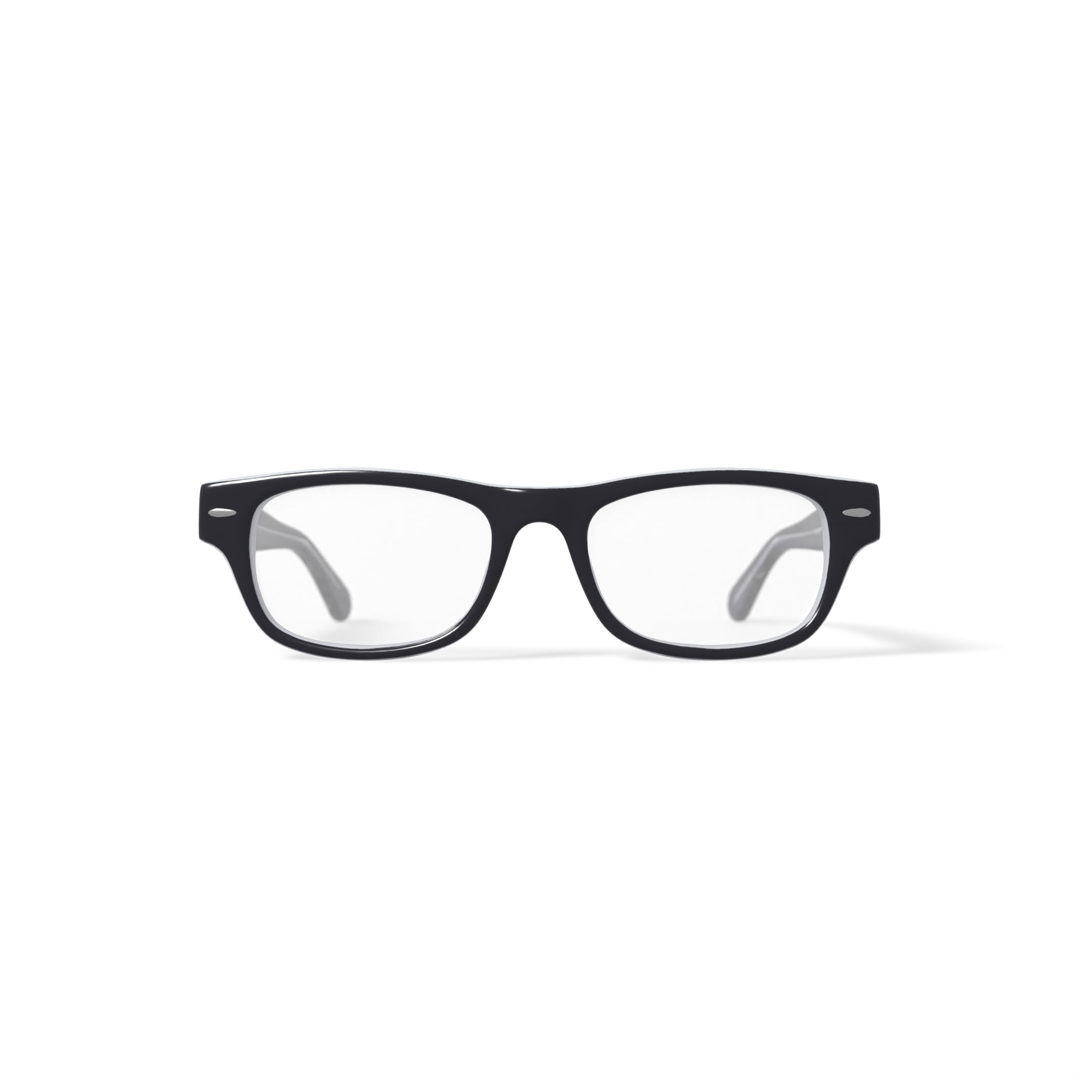 Walmart Youth FM13030A Rectangular Prescription Eyeglasses with Case, Black