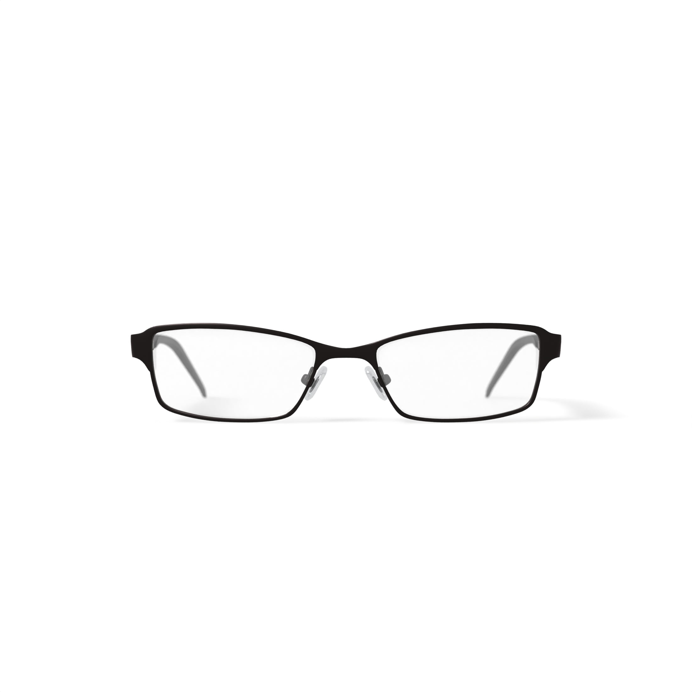 Walmart Youth FM13032 Rectangular Prescription Eyeglasses with Case, Gunmetal