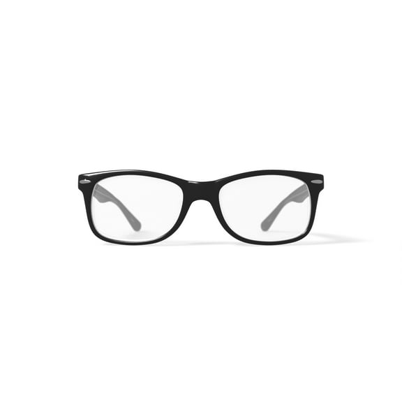 Walmart Youth FM13052A Square Prescription Eyeglasses with Case, Black