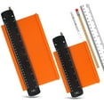 thumbnail image 1 of Contour gauge contour duplication gauge with lock - duplicator profile measuring tool irregular contour gauge - ideal for laminate, tiles and much more., 1 of 8