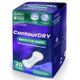 thumbnail image 1 of ContourDry Booster Pads XL by LivDry, Adds Max Absorbency to Adult Diapers with Flow-Through Design, Up to 4 Cups Capacity, More Coverage for Women and Men, 20 Count, 1 of 6