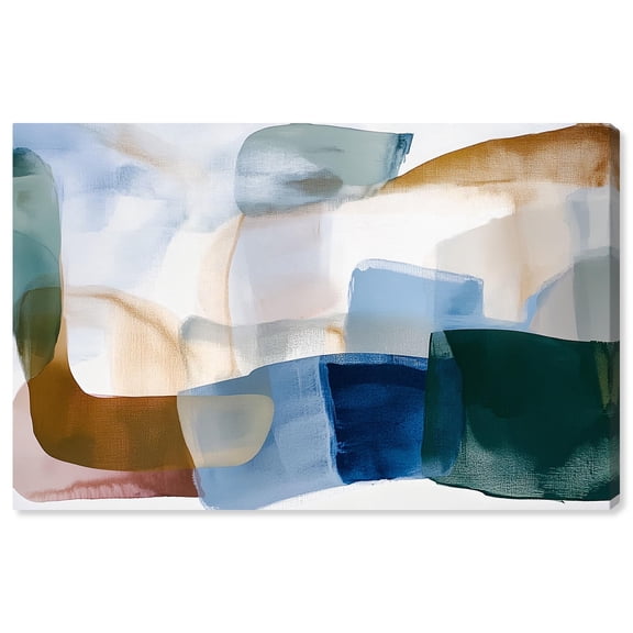 Contoured Calm I Canvas Digital Abstract by Art Remedy, Gallery Wrapped, 24 x 16
