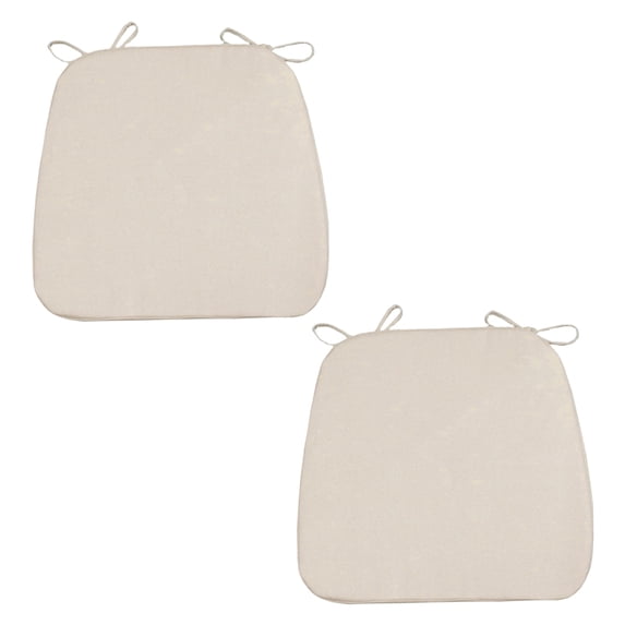 Contoured Cushion Cozival 5cm Thickened Strapped Chair Cushion - Contoured Dining Seat Pad with Secure Fit, Breathable & Machine Washable for Comfort & Posture Support, Memory Foam Seat Pad, Beige
