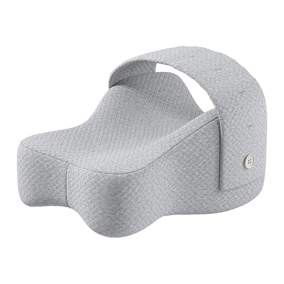 Contoured Leg Support Knee Pillow,10X14X5" Ergonomic Memory Foam Side Sleeping Leg Separator Cushion, Soft Orthopedic Hip Alignment Leg Positioner Wedge Pillow for Side Sleepers Use