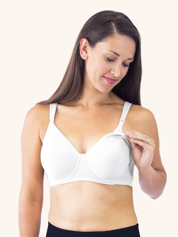 Leading Lady, Full Coverage Underwire Nursing Bra, Nursing Clips, Drop Down Cups, Supportive, Lightly Padded, Adjustable (Women's)