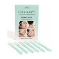 thumbnail image 1 of Contours Rx Dermal Blades Stainless Steel 6 Pack Touch-up Tool Removes Fuzzy Facial Hair, Bikini Line, Arms, Knuckles, Back of Neck & Upper Lip – Portable & Long Lasting, 3pk, 1 of 8