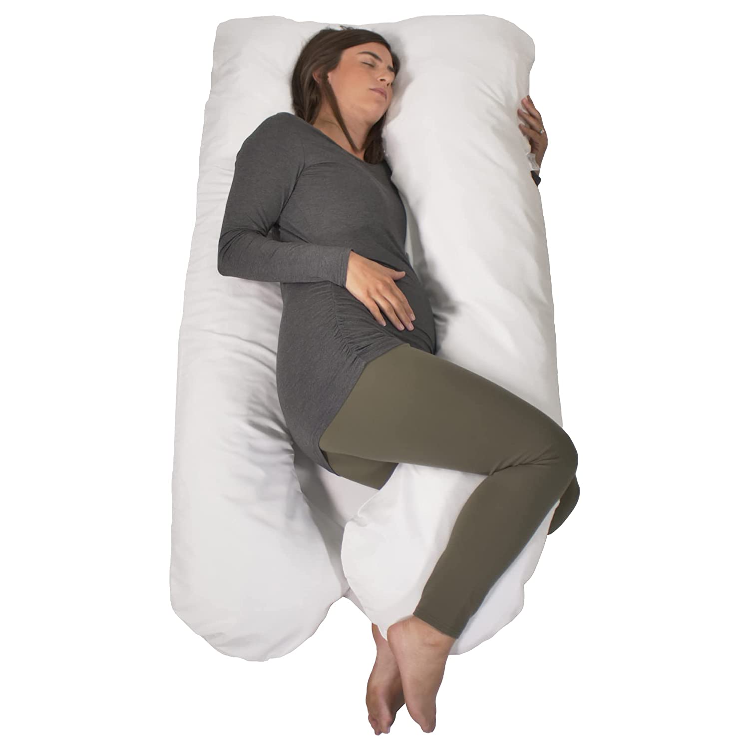 Contours Soulmate Cooling Moisture Wicking UShaped Full Body Pillow