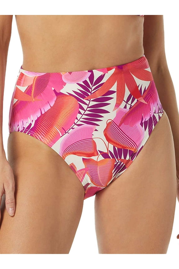 PINK Contours Thrive High-Waist Bikini Swim Bottom, US Medium