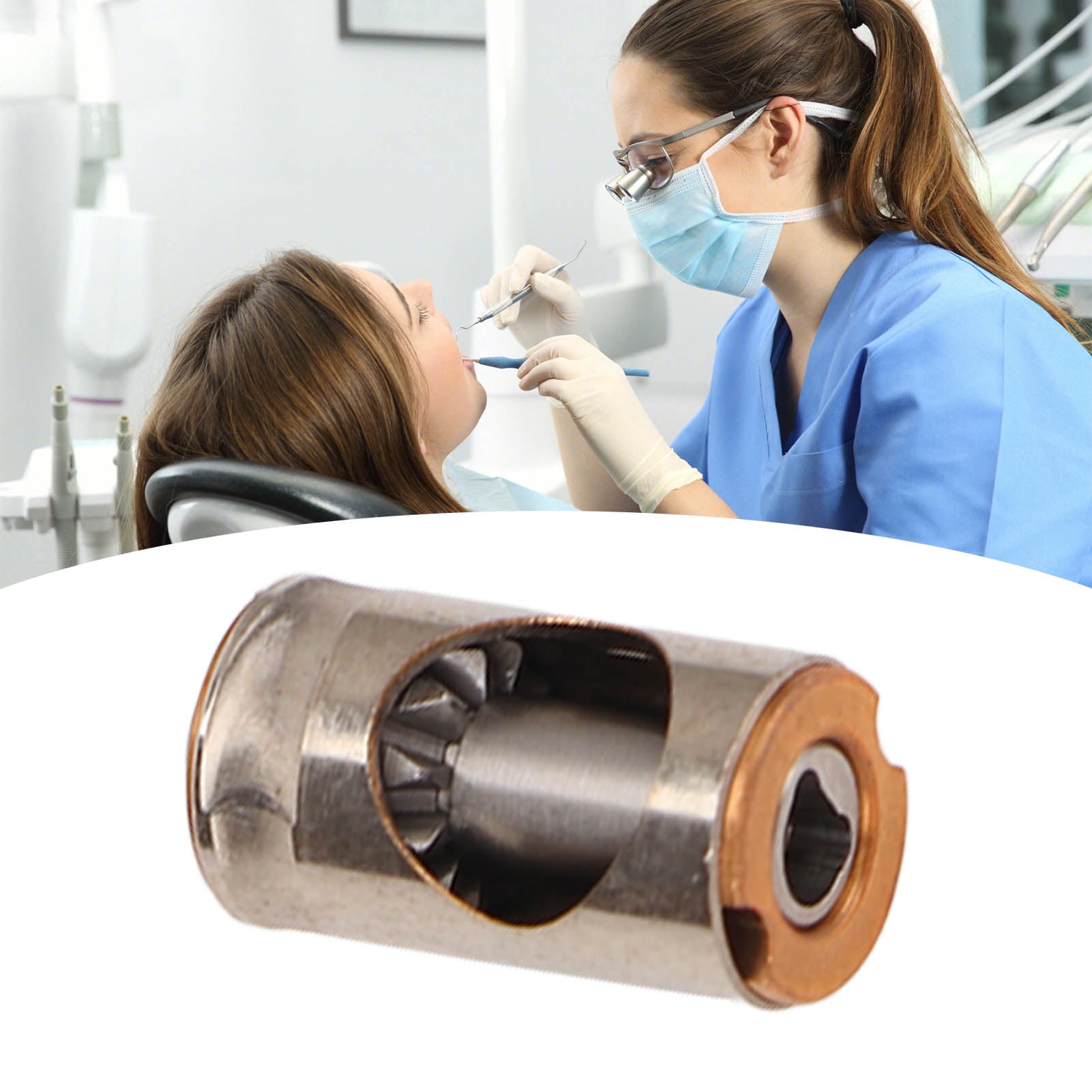 Contra Angle Handpiece Rotor, Easy Install Stainless Steel Rust