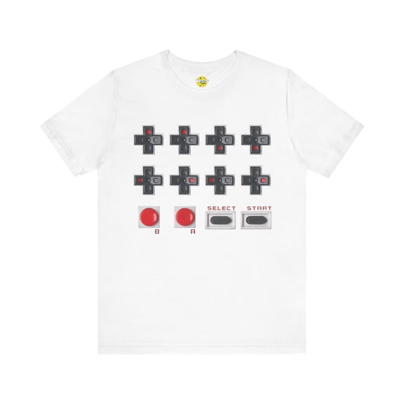 Contra Cheat Code Retro Gaming Design TShirt