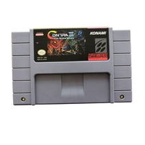 Contra III 3 The Alien Wars RPG Game Card Retail Box Cartridge 16 Bit SNES Console