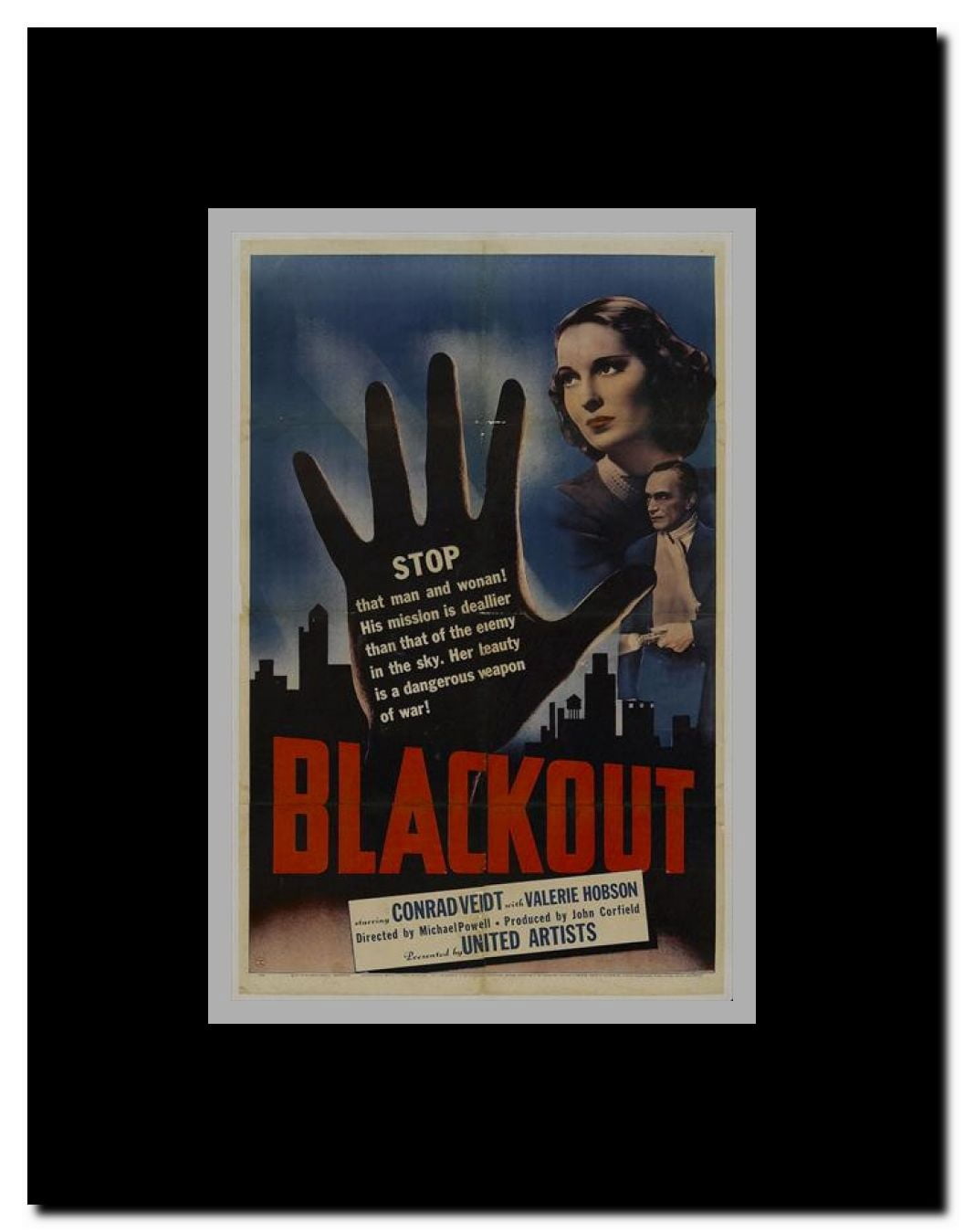 Contraband Framed Movie Poster