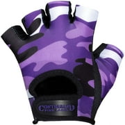 Contraband Sports 5217 Pink Label Camo Weight Lifting Gloves - Large - Purple