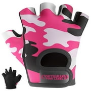Contraband Sports 5217 Pink Label Camo Weight Lifting Gloves - Small - Pink