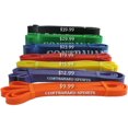 thumbnail image 1 of Contraband Sports 7419 Resistance Bands, Weight Lifting Bands, Powerlifting Bands, Pullup Bands, and Yoga Stretch Bands, 1 of 5