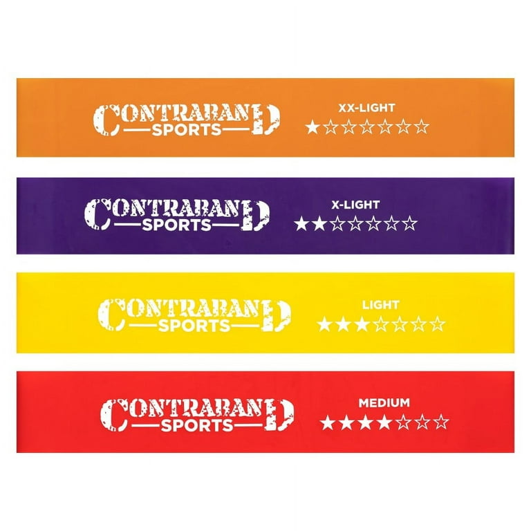 Contraband Sports 7439 Resistance Hip Bands Booty Bands