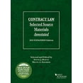thumbnail image 1 of Pre-Owned Contract Law, Selected Source Materials Annotated, 2019 Expanded Edition (Selected Statutes) Paperback, 1 of 1