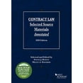 thumbnail image 1 of Pre-Owned Contract Law, Selected Source Materials Annotated, 2020 Edition (Selected Statutes) (Paperback) 1647080754 9781647080754, 1 of 1
