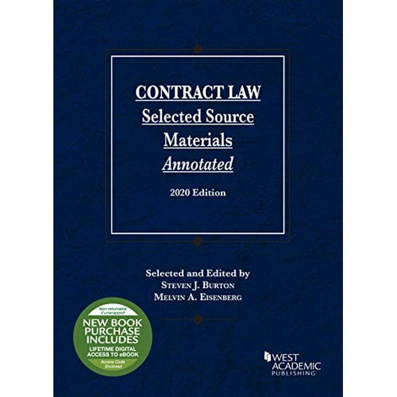 Pre-Owned Contract Law, Selected Source Materials Annotated, 2020 Edition (Selected Statutes) (Paperback) 1647080754 9781647080754