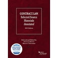 thumbnail image 1 of Pre-Owned Contract Law, Selected Source Materials Annotated, 2022 Edition (Selected Statutes), 9781636599052, 1636599052, Paperback, 2022 edition, 1 of 1