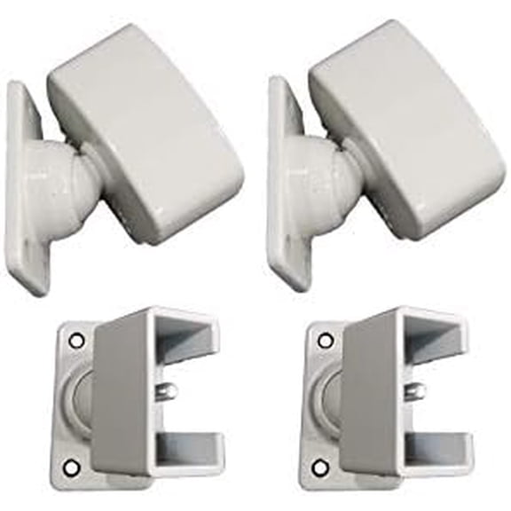 Contractor Deck Railing Adjustable Stair and Pivot Mount Kit - White$$Tools & Hardware Other