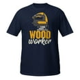 thumbnail image 1 of Contractor Gift Woodworking Tools Wood Worker Humor Handyman T-Shirt (Navy, L), 1 of 2