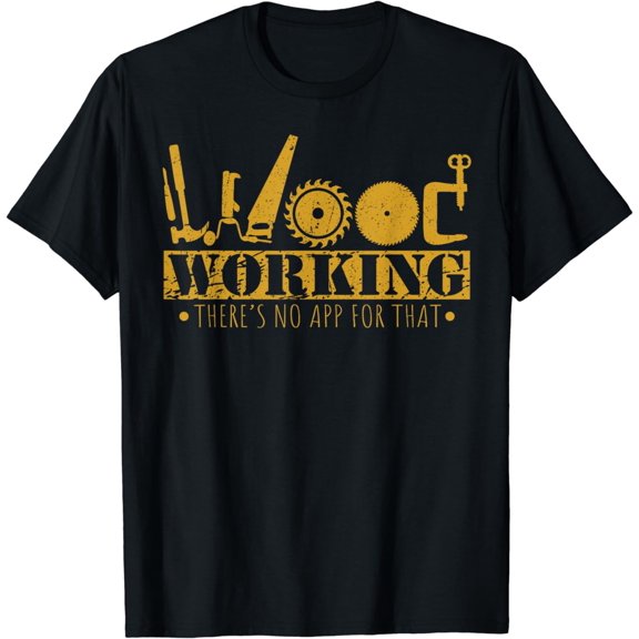 Contractor Gift Woodworking Tools Wood Worker Humor Handyman T-Shirt